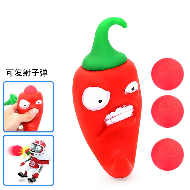 New Plants vs Zombies 2 Pea Snow Fire Shooter Gatling PVC Action Figure - Image 14