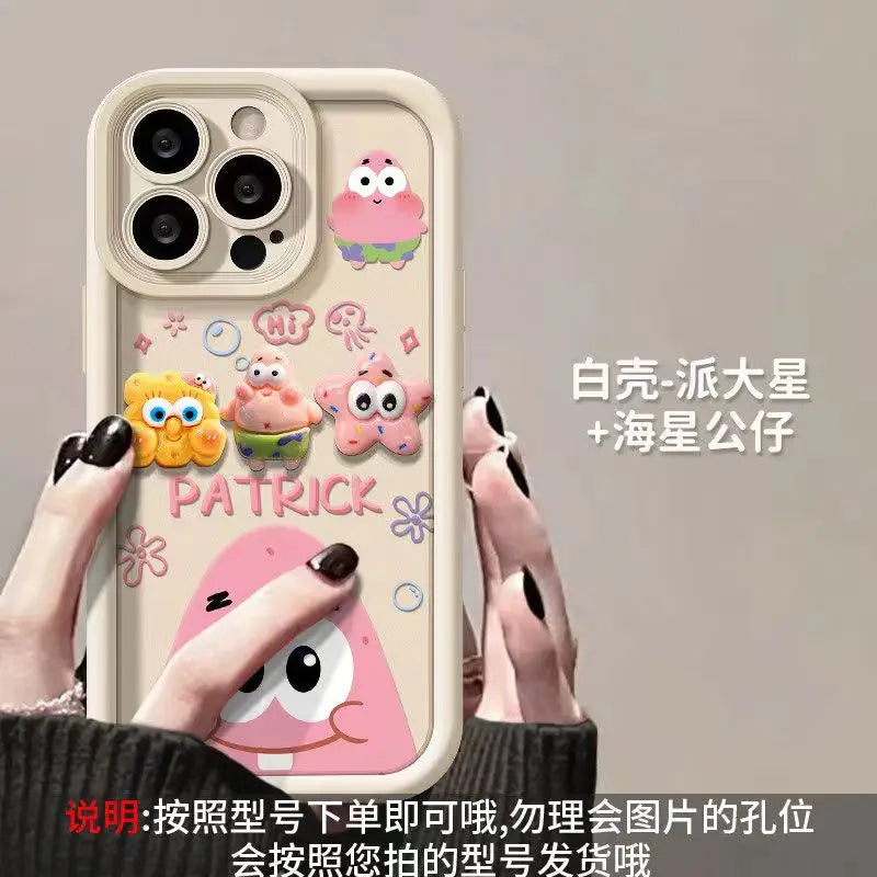 Cute SpongeBob Dolls Phone Case Cover - Image 4