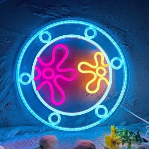 Ocean World Porthole Neon Light Sign