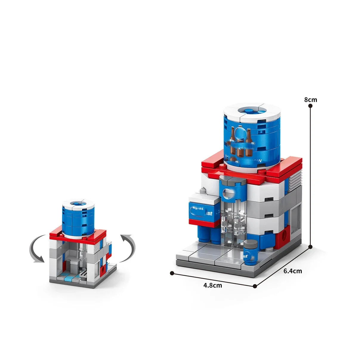 16 Style Mini Street View Building Blocks - Image 15