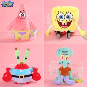 Anime SpongeBob SquarePants Plush Keychains