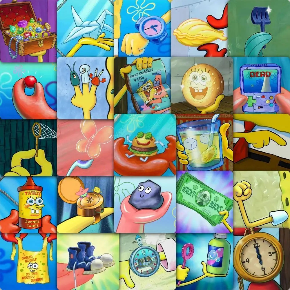 59PCS SpongeBob SquarePants Patrick Star Stickers - Image 7
