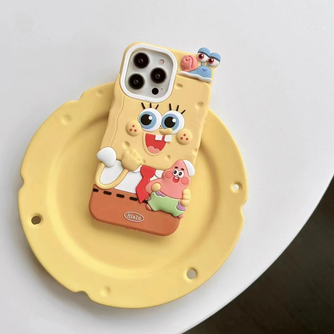 Cute 3D Cartoon Yellow SpongeBob - Image 4