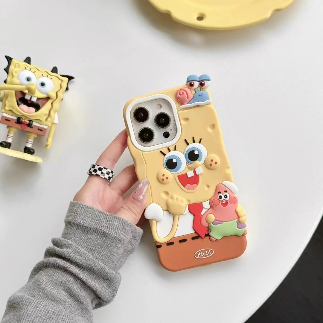 Cute 3D Cartoon Yellow SpongeBob - Image 6