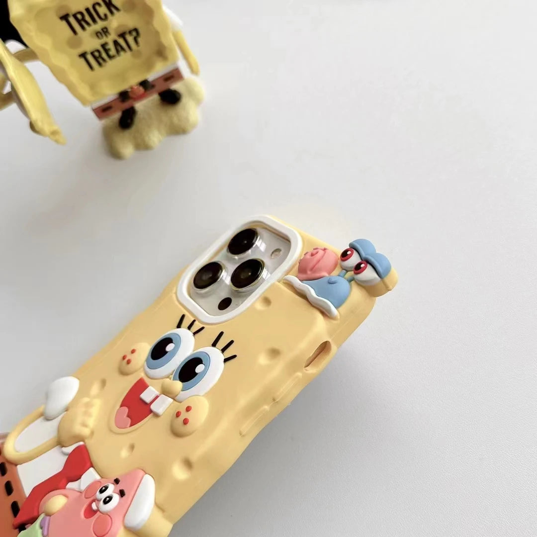 Cute 3D Cartoon Yellow SpongeBob - Image 5