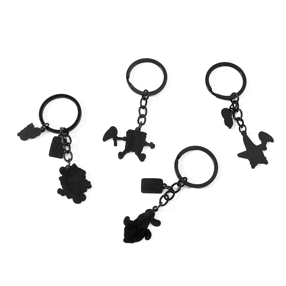 Anime SpongeBob SquarePants & Patrick Star Keychains - Image 3