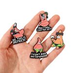 4 Pcs Anime Patrick Star Enamel Brooch Set