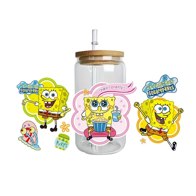Miniso SpongeBob UV DTF 3D Crystal Stickers - Image 12