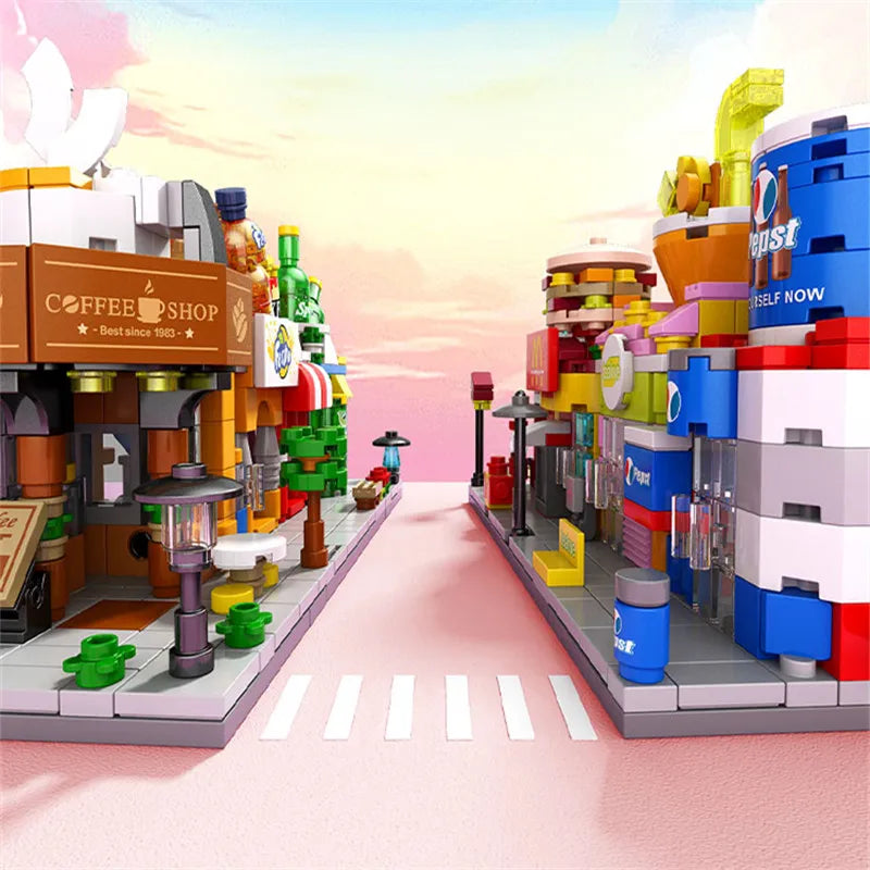 16 Style Mini Street View Building Blocks - Image 3