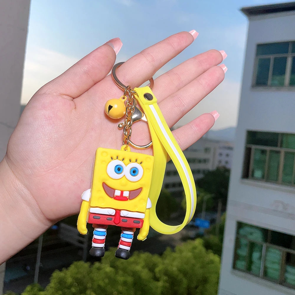 Kawaii SpongeBob, Patrick Star & Squidward PVC Keychain - Image 9