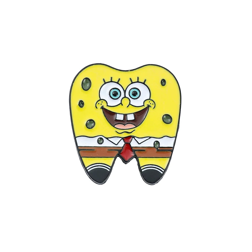 Anime SquarePants Enamel Brooch - Image 6