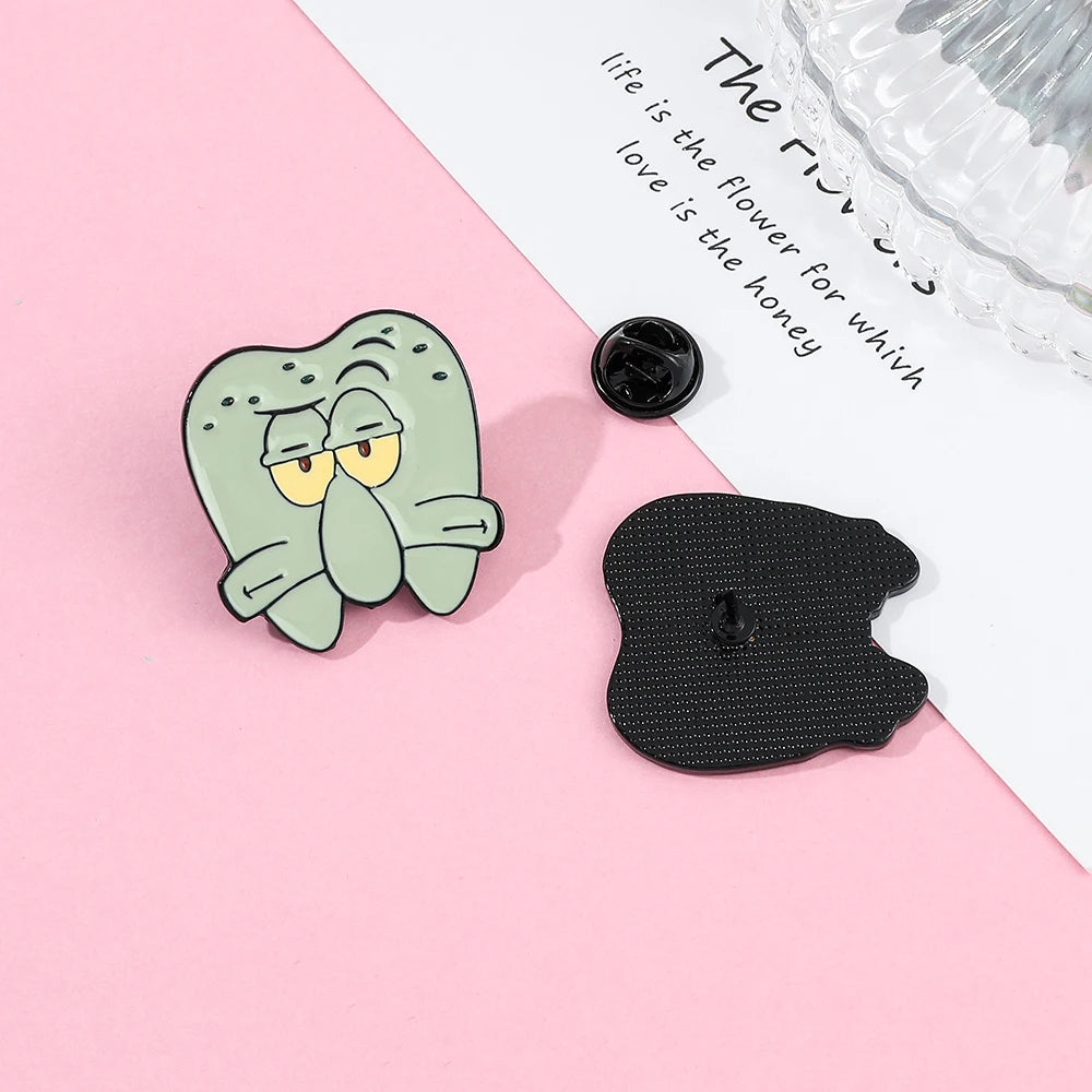 Anime SquarePants Enamel Brooch - Image 4