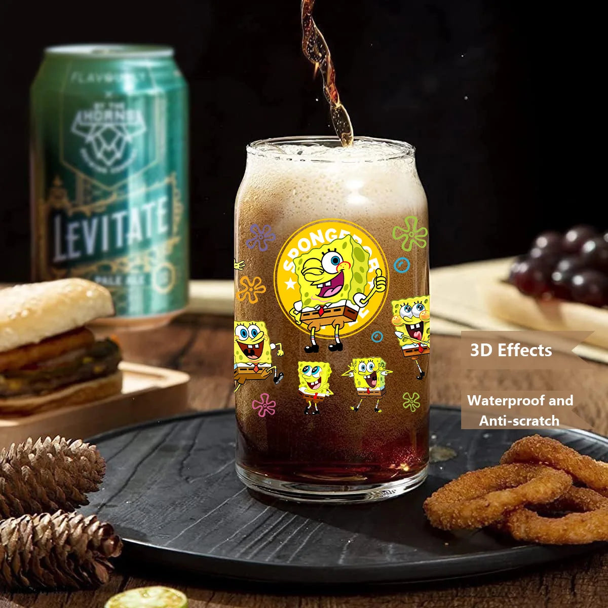 Miniso SpongeBob UV DTF 3D Crystal Stickers - Image 6