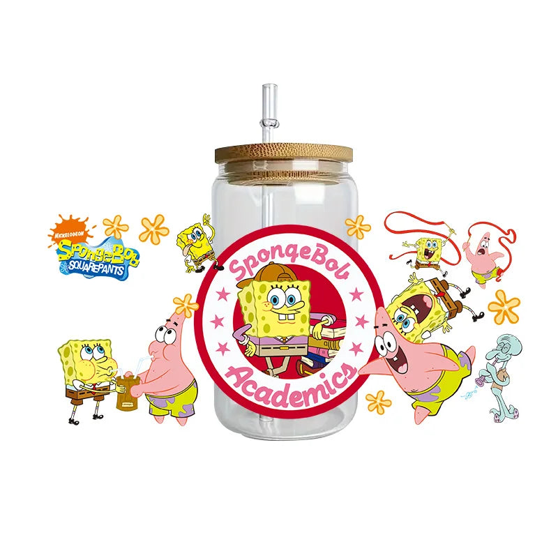 Miniso SpongeBob UV DTF 3D Crystal Stickers - Image 8