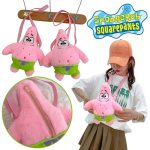 Patrick Cartoon Plush Shoulder Bag