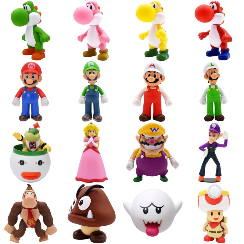 Kawaii Mario Bros Figures