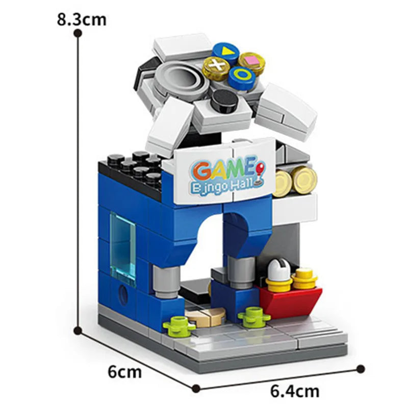 16 Style Mini Street View Building Blocks - Image 10