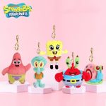 Kawaii SpongeBob SquarePants Plush Toy Keychain