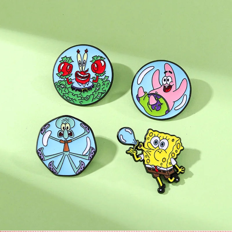 SpongeBob SquarePants Enamel Lapel Pins - Image 3