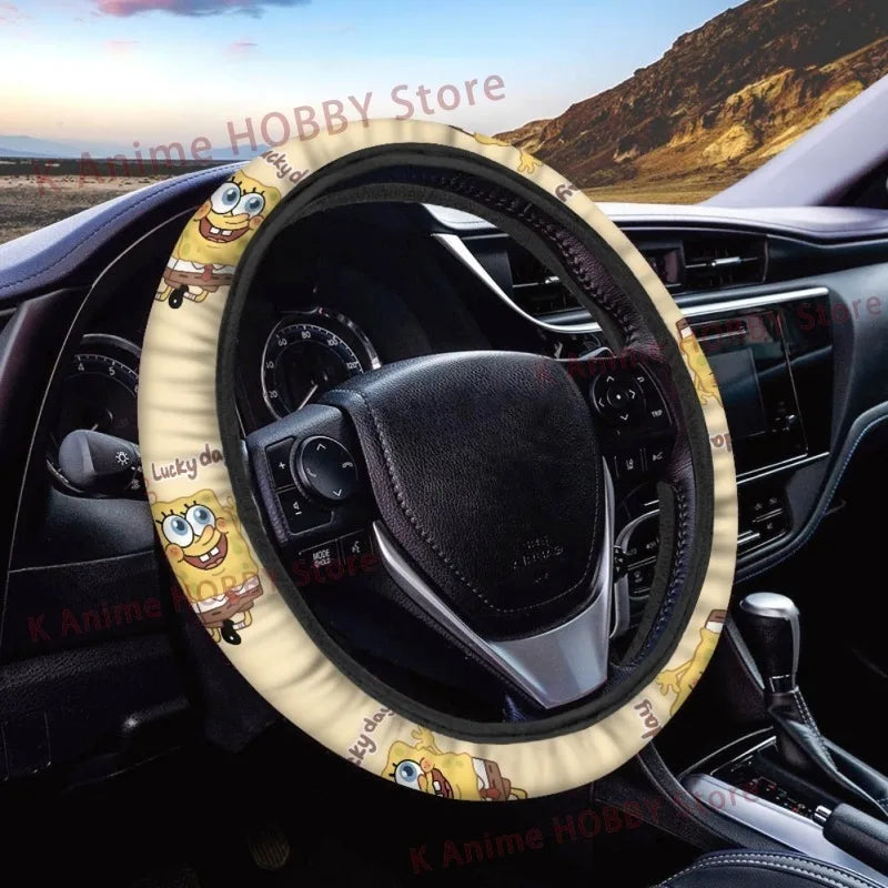 Cartoon SpongeBob Steering Wheel Covers - Image 5