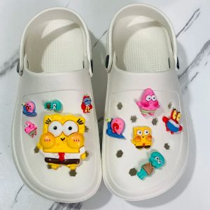 Cute SpongeBob SquarePants Shoe Decorations